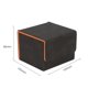 thumbnail image 4 of Caja de almacenamiento para baraja de cartas coleccionables, estándar, con 2 separadores de cartas, práctica Rejilla Negro Naranja, 4 of 9