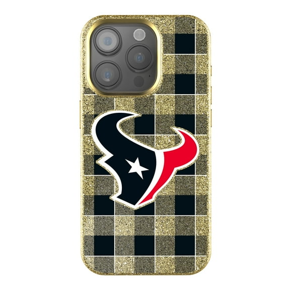 Keyscaper Houston Texans Plaid Bling iPhone Case