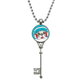 thumbnail image 1 of Rojo Headset White Cat proteger animal mascota amante Colgante Collar Vintage Llavero Plata Joyas Unbranded M, 1 of 3