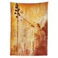 thumbnail image 3 of Ambesonne Orange Tablecloth Rectangular Table Cover, Retro French Street, 60"x84", Tan, 3 of 4
