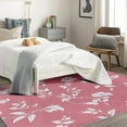 thumbnail image 4 of Floral Rugs for Living Room - 6x9 Rug - Floral Rug - Botanical Flower Spring Area Rug - Girls Wildflower Pink Rugs - Abstract Carpet, 4 of 7