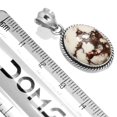 thumbnail image 2 of 925 Sterling Silver Pendant Natural Wild Horse Handmade Jewelry, 2 of 4