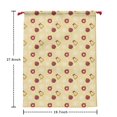 thumbnail image 2 of Christmas Sack – 28" X 20" Canvas Gift Bag with Drawstring, Full Print Polyester Santa Sack, Durable Reusable Xmas Gift Bag for Holiday, Party & Storage, 2 of 5
