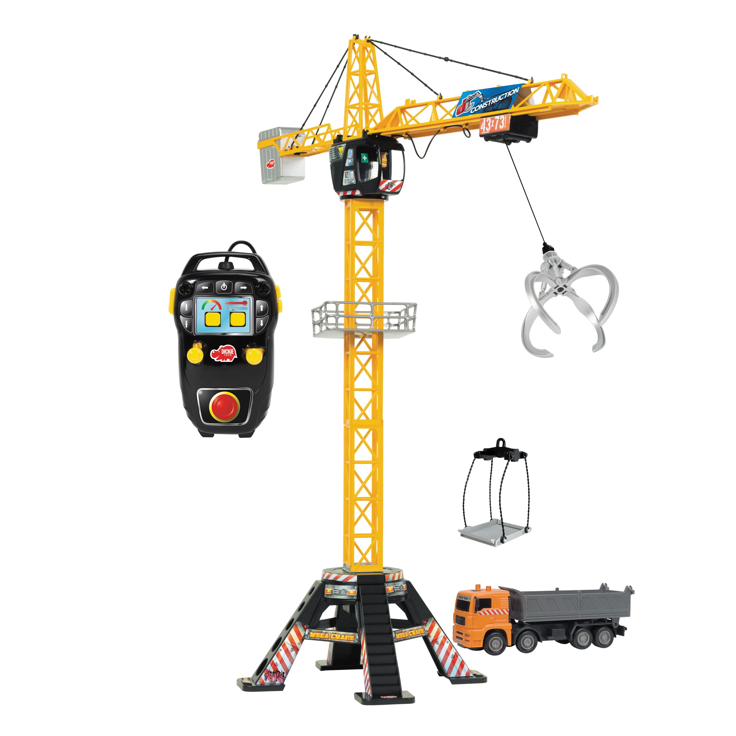 Dickie Large Battery Powered Tower Crane Model Toy Gift Christmas 