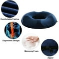 thumbnail image 5 of Casewin Donut Pillow, Large Donut Seat Cushion for Relief Tailbone Pain, Hemorrhoid Treatment, Bed Sores, Prostate, Coccyx, Sciatica, Pregnancy, Postpartum, Ergonomic Design, 5 of 7