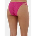 thumbnail image 2 of No Boundaries Lace Strappy Cheeky Panty, Women's, Sizes XS to XXXL, 2 of 4