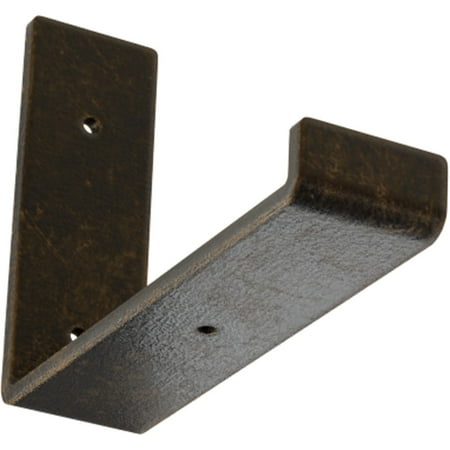 

Ekena Millwork 2 W x 8 D x 6 H Steel Hanging Shelf Bracket Antiqued Brass