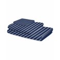 thumbnail image 2 of Navy Blue Striped Towel Set of 3, Soft Microfiber Bath Towels, Hand Towel, Washcloths, Navy Blue White Farmhouse Stripes Quick-Dry Absorbent Towels for Bathroom Kitchen Hotel Beach Gym Spa, 2 of 7