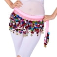 thumbnail image 1 of PMUYBHF Jupe Brodée à Sequins, Jupe de Danse Performance 570 Taille Unique, 1 of 6