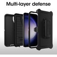thumbnail image 5 of OtterBox Defender Pro Series Case for Galaxy S23+ (Only) - Black, Rugged & Durable - with Port Protection - Includes Holster Clip Kickstand, 5 of 5