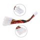 thumbnail image 2 of Silver Adaptador divisor de Cable Y 6 + 6 enchufes para O para Navi Aux Cdc Tuning para Lexus, 2 of 5
