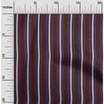 thumbnail image 1 of oneOone Cotton Cambric Fabric Stripe Block Print Fabric By The Yard 56 Inch Wide, 1 of 4
