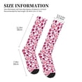 thumbnail image 3 of Honeii Tulips Flowers Print Sports Compression Socks,Running Crew Socks,Moisture-Wicking Anti-Blister Hiking&Gym Athletic, 3 of 5