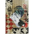 thumbnail image 2 of Addison Rugs Mayfield Washable Kitchen Rooster Diamond Midnight Rectangle Rug, 10' x 14', 2 of 6
