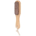 thumbnail image 1 of Cepillo de cerdas de madera para pies, piedra pómez, removedor de callos para pies, depurador de pies de doble cara, 1 of 8