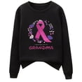 thumbnail image 5 of Lenago Blouses pour Femmes Habillées Décontractées Mode Manches Longues Col Rond Imprimé Sweat-Shirts Hauts Cancer du Sein pour Femmes en Solde, 5 of 5
