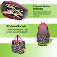 thumbnail image 6 of Daisy Flowers Garden Tools Bag, Water-proof Oxford Garden Tote Home Organizer Gardening Tool Bag Kit Holder with 8 Pockets for Indoor and Outdoor Gardening(Tools Not Included), 6 of 6