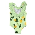 thumbnail image 6 of MKOSPLRT Baby Girls One Piece Swimsuit Floral Print 3D Flower Backless Bathing Suit Cute Toddler Swimwear for 6M-4Y, 6 of 11