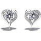 thumbnail image 1 of Pendientes de plata de ley 925 Yashi corazón perfecto, 1 of 5