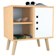 thumbnail image 1 of Mueble para recamara MORU Búro Kygo Minimalista Blanco 52 cm Altura x 50 cm Ancho x 35 cm Fondo, 1 of 9