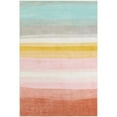 thumbnail image 2 of Unique Loom Whimsy Kids Collection Area Rug - Pastel Abstract Rainbow (6' 1" x 9' Rectangle Multi/Ivory), 2 of 9