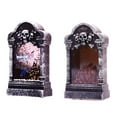 thumbnail image 5 of comerut Halloween Lights Horror Luminous Replaceable Battery Decorative Party LED Tombstone Light for Halloween for Outdoor, 5 of 8