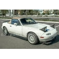 thumbnail image 4 of Replacement For 1990-1997 Mazda Miata MX-5 NA | EOS JDM FEED FD Style ABS Plastic PRIMER BLACK Side Skirt Rocker Panels Extension, 4 of 12