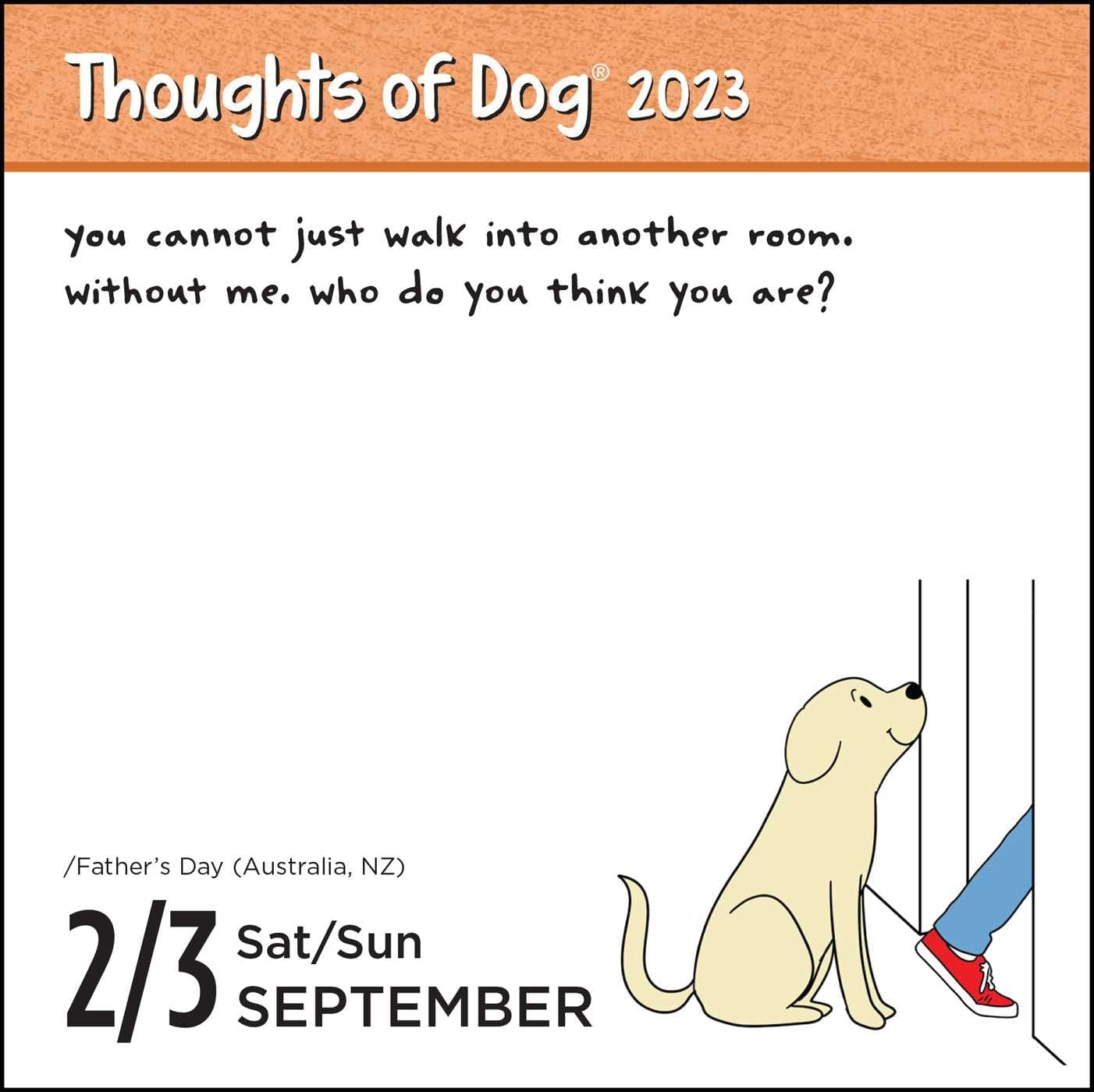 Thoughts of Dog 2023 Day-To-Day Calendar (Calendar) - Walmart.com Thoughts of Dog 2023 Day-To-Day Calendar (Calendar) - Walmart.com
