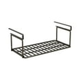 thumbnail image 3 of serony Pantry Cupboard Closet Wardrobe Shelf Rack Offers Efficient Storage Solution With Sturdy Under Shelf Rack . Books Black 40x20x10cm, 3 of 6