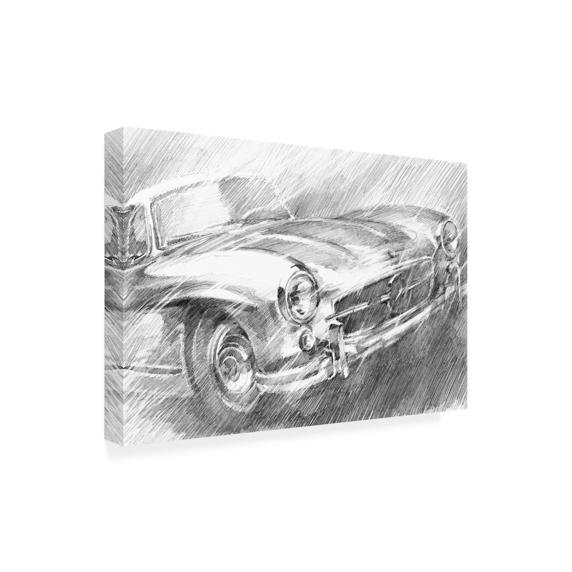 Trademark Fine Art 'Sports Car Study I' Canvas Art by Ethan Harper