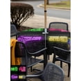 thumbnail image 5 of Outdoor Tablecloth with Umbrella Hole for Patio/Picnic/Party/Camping, Neon Video Game Waterproof Table Cloth Square Cover Washable, Cartoon Funny Colorful Text Gaming Brick (54"x 54"), 5 of 9
