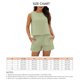 thumbnail image 2 of Conjunto de pantalones cortos de verano para mujer, conjunto de ropa de verano para mujer, trajes de piezas de verano para mujer, camiseta sin mangas, pantalones cortos, trajes de máxima confiabilidad, 2 of 2