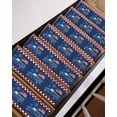 thumbnail image 3 of 4th of July Stair Treads Non Slip for Steps Independence Day Blue Truck Red Plaid Farm 10 Pcs Reusable Adhesive Stair Runner Mats for Dogs Elders Carpet Treads Rugs for Staircase 8x30 In, 3 of 7