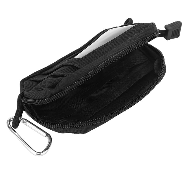 Mini billetera de nailon impermeable, monedero, tarjetero, llavero, paquete de dinero para viajes al aire libre