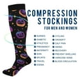 thumbnail image 4 of joogoo Glitter Pumpkins Socks Women Men Knee High Sock, 4 of 8