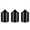 Black, variant on Mega Candles 1 pc Unscented Black Dome Top Round Pillar Candle, Hand Poured Premium Wax Candles 2 Inch x 3 Inch, Home Décor, Wedding Receptions, Baby Showers, Birthdays, Celebrations, Party & More