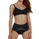 thumbnail image 5 of Guardurnaity Calzoncillos para mujer, ropa interior lavable de Color sólido para viajes de negocios, bragas Chinlon con cintura elástica, ropa Negro 2XL 10Conjunto, 5 of 6