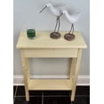 thumbnail image 2 of Unfinished Pine Shaker Console Sofa Wall Table With Shelf-24" long x 11.25" deep x 30" tall, 2 of 4
