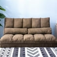 thumbnail image 6 of Double Chaise Lounge Sofa Chair Floor Couch with Two Pillows, 6 of 7