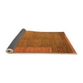 thumbnail image 2 of Ahgly Company Indoor Square Abstract Orange Modern Area Rugs, 6' Square, 2 of 4