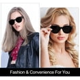 thumbnail image 7 of Oversized Over Glasses Sunglasses for Women Men 2 Pack Round Frame Polarized Sun Glasses UV400 Protection for Driving Fishing Cycling Traveling, 7 of 7