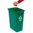 thumbnail image 2 of Recycling Container, 15 Gallon, 12"W X 18"D X 24"H, Green, 2 of 5