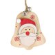 thumbnail image 1 of Suministros de Decoración Navideña Xihbxyly Colgantes de Madera Papá Noel renos, 1 of 5