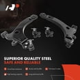 thumbnail image 3 of A-Premium 8Pcs Front Suspension Kit Lower Control Arm and Ball Joint Assembly Tie Rod End Compatible with Chevrolet Impala 2006-2013 Impala Limited 2014-2016 Pontiac Grand Prix 1997-2003, 3 of 9