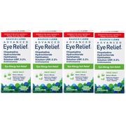4 Pack - Bausch + Lomb Advanced Eye Relief 0.2% Olopatadine Antihistamine Eye Drops, 0.12 fl oz, 16-Hour Allergy Relief, Once-Daily Prescription-Strength Eye Drops for Itchy Eyes