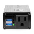 thumbnail image 3 of Bravo View 150W Continuous 300W Peak Power Inverter, DC 12V to 110V AC Car Inverter with 1 AC Outlet and 2 USB Charging Ports (INV-300U), 3 of 6