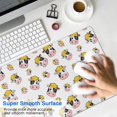 thumbnail image 4 of Long Mouse Pads for Desk,White Cow Head Hat Pattern Desk Mats on Top Of Desks, Desk Mouse Pad Extra Large with 3mm Non-Slip Base and Stitched Edge for Gaming,Office,Work,Home 35.4"x15.7", 4 of 6