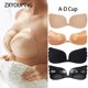 thumbnail image 2 of ZXYOUPING Pegatinas De Pecho Para Mujeres Sujetador Autoadhesivo Sin Tirantes Hebilla Delantera Reunida Invisible Espalda Pezón, 2 of 4