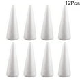 thumbnail image 5 of Kesenlong 12 White Craft Foam Cones for DIY Christmas Tree & Winter Decor, 5 of 8