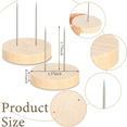 thumbnail image 1 of 24 Pcs Support de Poupée en Crochet Double Aiguille en Acier, 1 of 5
